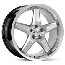 Load image into Gallery viewer, moda MD5 18&quot; Rims Bright Sil w/Mach Lip - Genesis Coupe 2.0T
