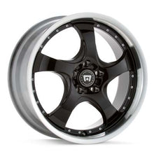 Load image into Gallery viewer, MOTEGI RACING DV5 18&quot; Rims Black w/Mach Lip - Genesis Coupe 2.0T
