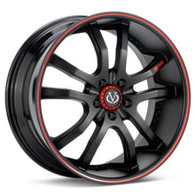 Load image into Gallery viewer, NASCAR Fontana 20&quot; Rims Black w/Red Stripe - Genesis Coupe 2.0T
