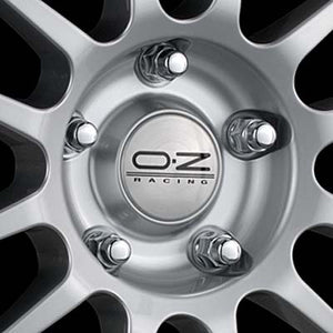 O.Z. Racing Tuner System Superleggera III 18" Rims Bright Sil w/Polished Lip - Genesis Coupe 2.0T