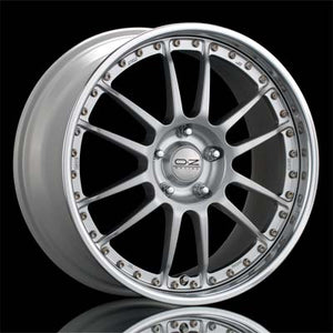 O.Z. Racing Tuner System Superleggera III 18" Rims Bright Sil w/Polished Lip - Genesis Coupe 2.0T