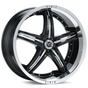 Zinik Z27 Sofin 20" Rims Black w/Mach Lip - Genesis Coupe 2.0T